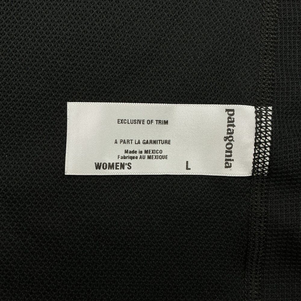 Patagonia Womens Capilene 3 Crew Base Layer L Black Performance Midweight Hiking - Picture 9 of 12